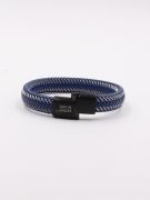 Mont Blanc bracelet for men, navy blue-4