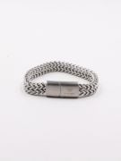 Emporio Armani men's wide metal bracelet-4