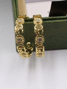 Gucci Large Curve Crystal Earring-1