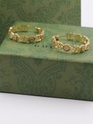Gucci Large Curve Crystal Earring-4