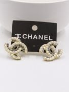 Chanel large gold earrings-1