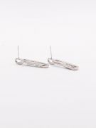 Miss Yaka gold and silver zircon earring-2