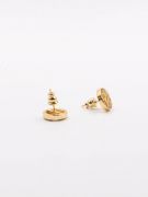 Tory Burch gold zircon earrings 1 cm-3