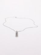 Miss Yaka's gold and silver zircon necklace-1