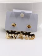 Medium gold Chanel earring-5