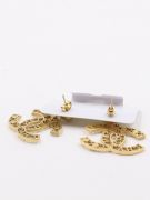Large gold Chanel earring-5