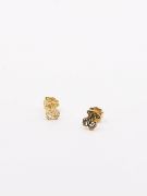 Small ornate golden tuss earring-2