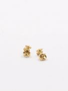 Small ornate golden tuss earring-5