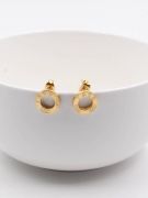 Tiffany Gold Small Round Earring-1