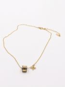 A cylindrical Louis Vuitton necklace-1