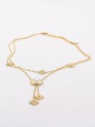 Louis Vuitton White Shell Double Layer Necklace-1
