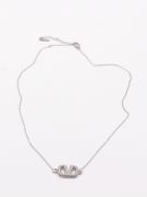Valentino Zircon Metal Necklace-1