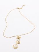 Louis Vuitton gold circles necklace-3