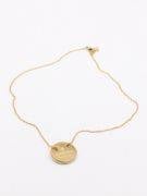 Gucci soft golden round necklace-1
