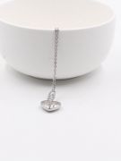 Gucci soft silver heart necklace-1