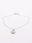 Gucci soft silver heart necklace-2