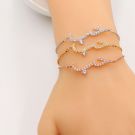 A set of love bracelets zipper-5