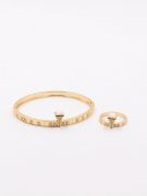 Marley bracelet with colored stone ring-6