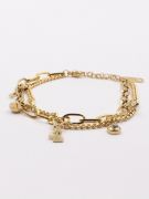 Yves Saint Laurent double shine gold bracelet-1