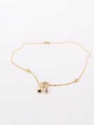 Gold and silver Messika necklace-2