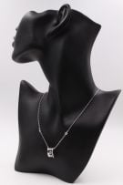 Gold and silver Messika necklace-6