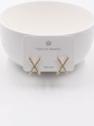 Chanel cubic zirconia X earring-1