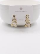 Toss shell black and white earring-5