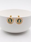 Messika earring, rounded, colored cubic zirconia-4