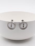 Messika earring, rounded, colored cubic zirconia-7