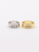 Messika Zircon Three Stones Flat Ring-1
