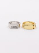 Messika Zircon Three Stones Flat Ring-2