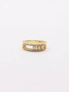 Messika zircon half with logo ring-2
