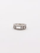 Messika zircon half with logo ring-3