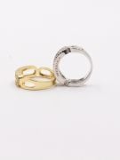 Messika zircon half with logo ring-4