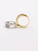 Messika zircon half with logo ring-5