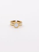 Bvlgari Crystal Shell Ring-2