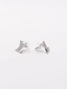 Louis Vuitton cubic zirconia earrings-5