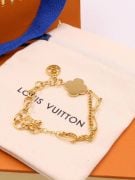 Louis Vuitton flower brown bracelet-4