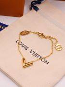 V bracelet Louis Vuitton smooth golden-3