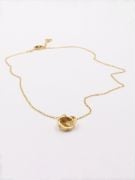 Soft gold Cartier Love necklace-2