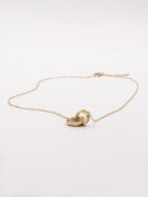 Cartier Love Gold Zircon Necklace-3