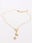 Louis Vuitton V necklace-1