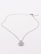 Soft zircon gold Chanel necklace-1