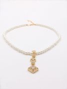 Lulu square zircon necklace-2