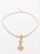 Lulu square zircon necklace-3
