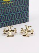Tory Burch big logo earrings-2