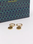 Tory Burch Logo Clip Earring-1
