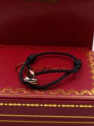 Cartier bracelets, black thread with rings-1