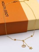 Dior star soft gold necklace-1