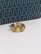 Tory Burch wide logo ring-1